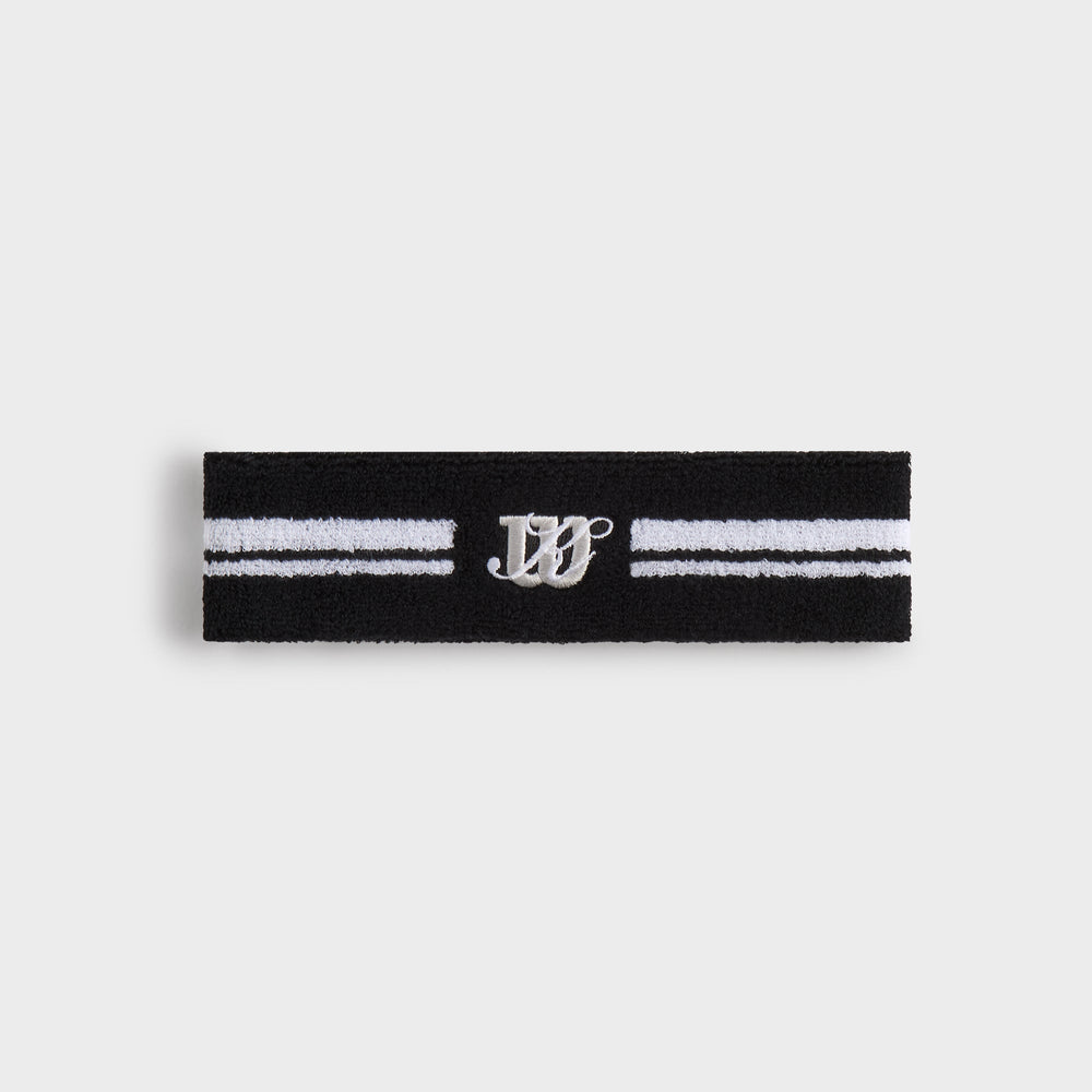 Kith for Wilson Terry Stripe Headband - Black | Kith Black