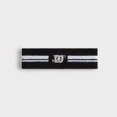 Kith for Wilson Terry Stripe Headband - Black | Kith Black