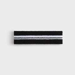 Kith for Wilson Terry Stripe Headband - Black | Kith Black
