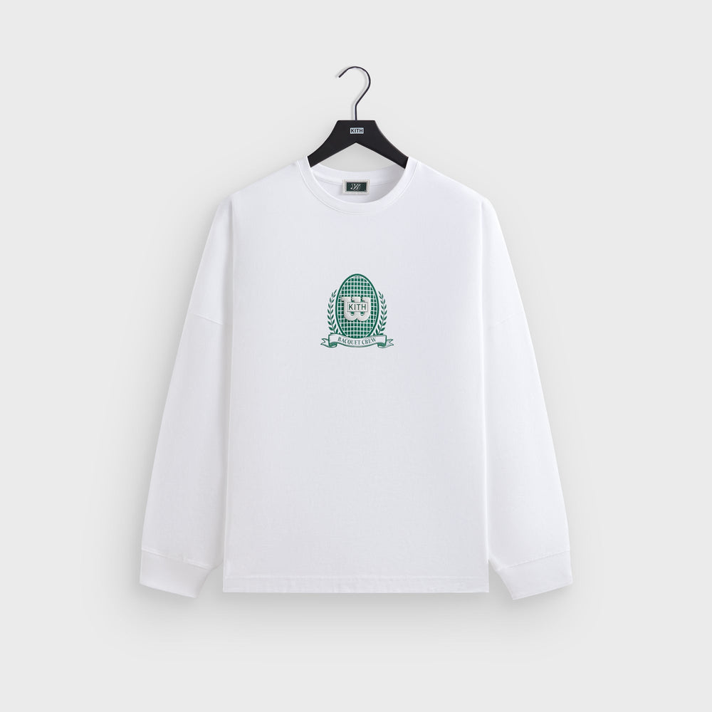 Kith for Wilson Crest Ramble Long Sleeve Tee - White | Kith White