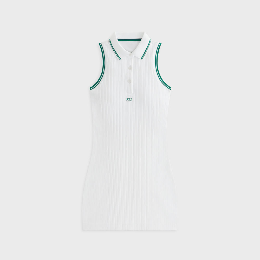Kith Women for Wilson Seamless Polo Dress - White | Kith White