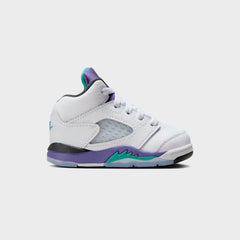 Jordan TD Air Jordan 5 - Black / New Emerald / Grape Ice | Kith Black / New Emerald / Grape Ice