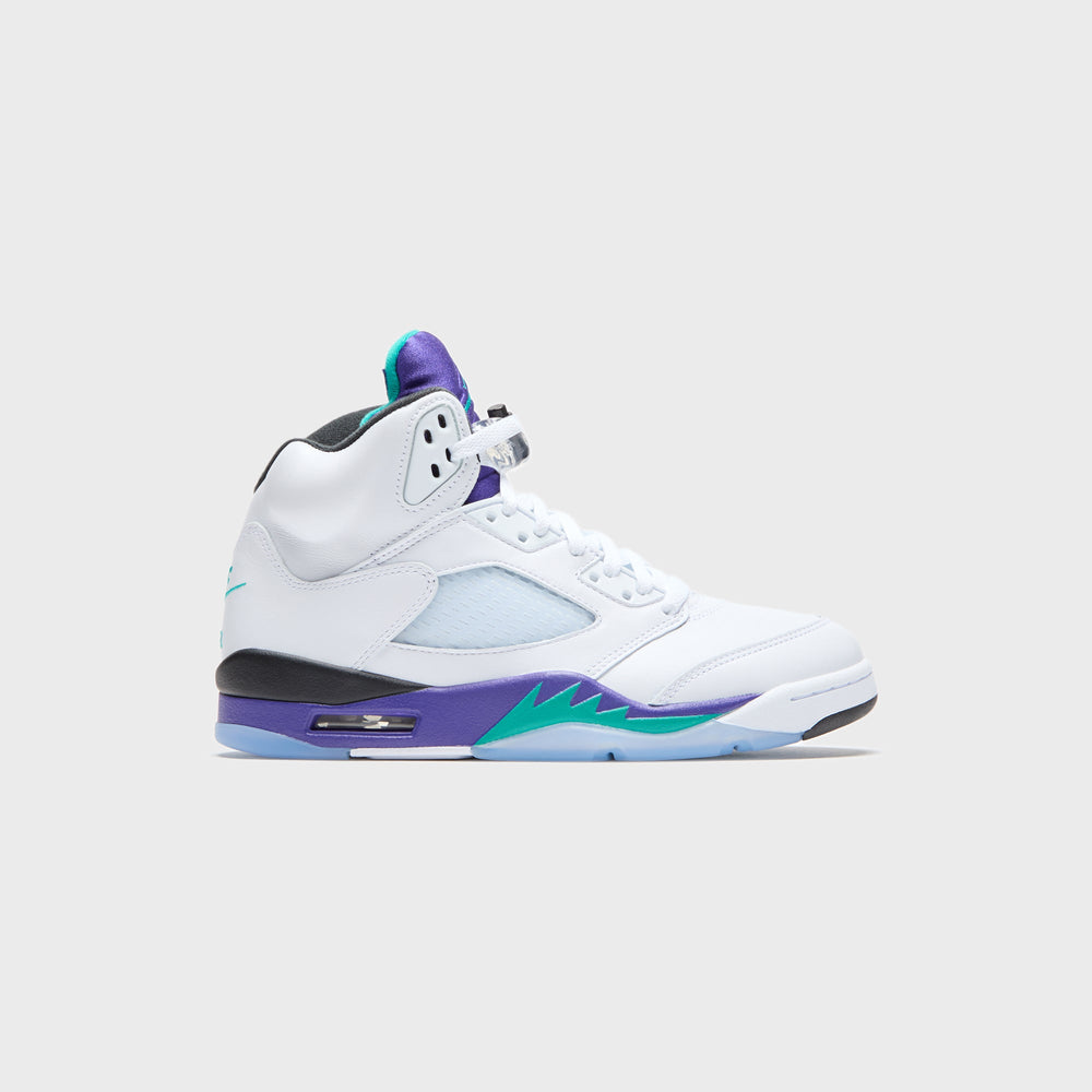 Jordan Air Jordan 5 - Black / New Emerald / Grape Ice | Kith Black / New Emerald / Grape Ice