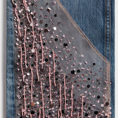 Asta Resort Helena Hand Beaded Jean - Bon Bon Pink | Kith Bon Bon Pink