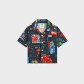 Kith Baby Souvenir Stamp Thompson Camp Shirt - Nocturnal | Kith Nocturnal