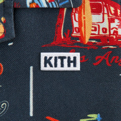 Kith Baby Souvenir Stamp Thompson Camp Shirt - Nocturnal | Kith Nocturnal