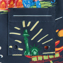 Kith Baby Souvenir Stamp Kai Swim Trunk - Nocturnal | Kith Nocturnal