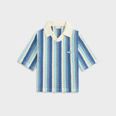 Kith Kids Open Knit Pullover Polo - Blue Skies | Kith Blue Skies