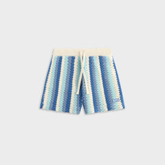 Kith Kids Open Knit Camp Short - Blue Skies | Kith Blue Skies