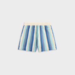 Kith Kids Open Knit Camp Short - Blue Skies | Kith Blue Skies