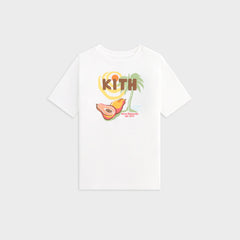 Kith Kids Palm Paradise Vacation Tee - White | Kith White
