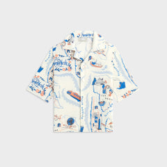 Kith Kids New York Thompson Camp Shirt - Sandrift | Kith Sandrift