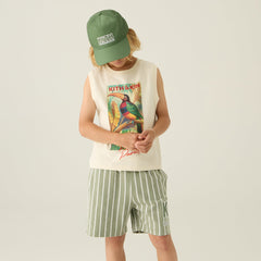 Kith Kids Pursuit of Paradise Muscle Tank - Sandrift | Kith Sandrift