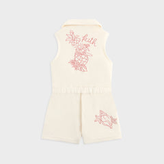 Kith Kids Novelty Terry Romper - Sandrift | Kith Sandrift