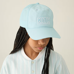 Kith Kids Wrinkle Nylon Snapback Hat - Blue Skies | Kith Blue Skies