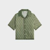 Kith Kids Monogram Thompson Camp Shirt - Spear | Kith Spear