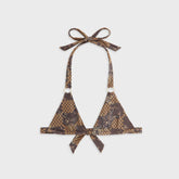 Kith Women Kenna Crest Paisley Tie Top - Brew | Kith Brew