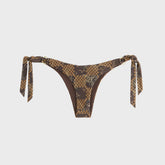 Kith Women Iris Crest Paisley Tie Bottom - Brew | Kith Brew