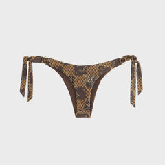 Kith Women Iris Crest Paisley Tie Bottom - Brew | Kith Brew