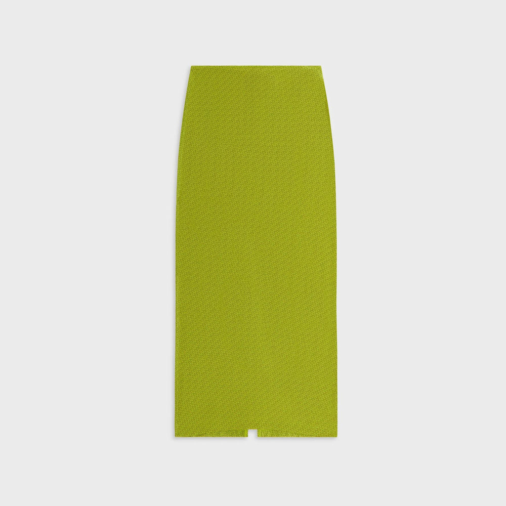 Kith Women Mila Micro Monogram Maxi Skirt - Pistachio | Kith Pistachio