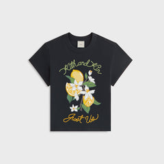 Kith Women Citrus Mulberry Vintage Tee - Black | Kith Black