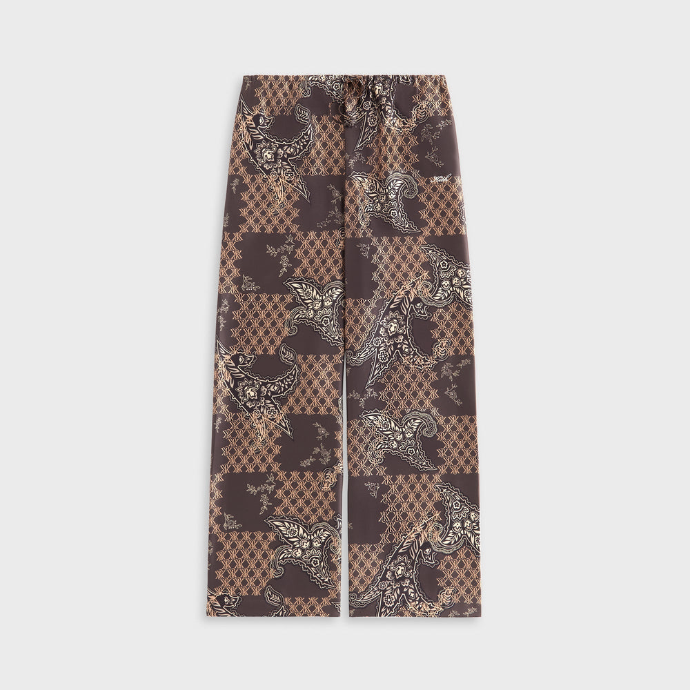 Kith Women Michi Crest Paisley Pant - Brew | Kith Brew