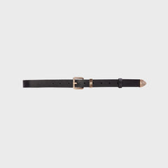Black Suede Studio Una Belt - Black Leather | Kith Black Leather