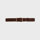 Black Suede Studio Mija Belt - Brown Suede | Kith Brown Suede