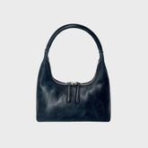 MARGESHERWOOD Hobo Mini Shoulder Bag - Navy Pull Up | Kith Navy Pull Up