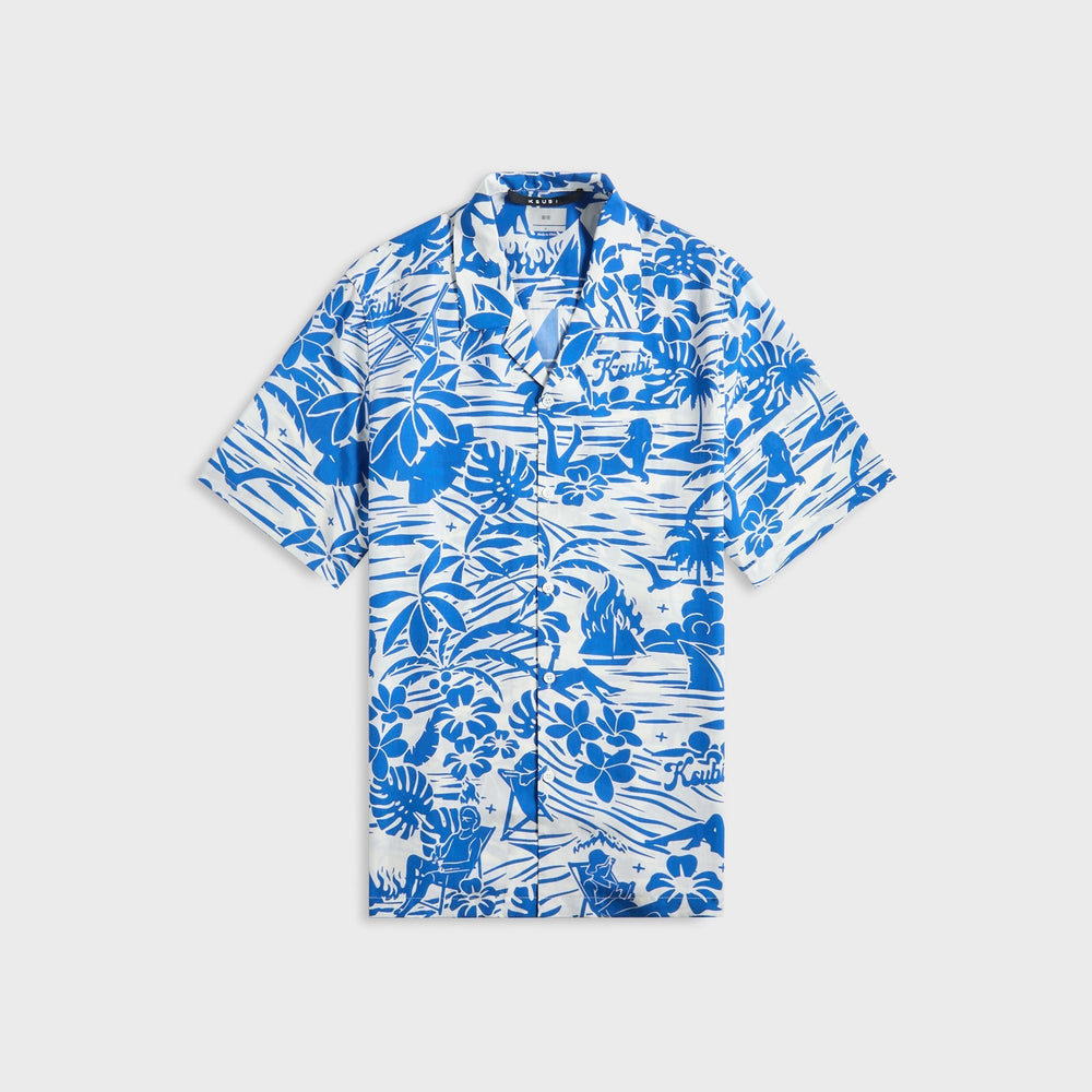 Ksubi Lagoon Resort Shirt - Blue | Kith Blue