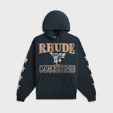 Rhude Cambridge State Champs Hoodie - Vintage Black | Kith Vintage Black