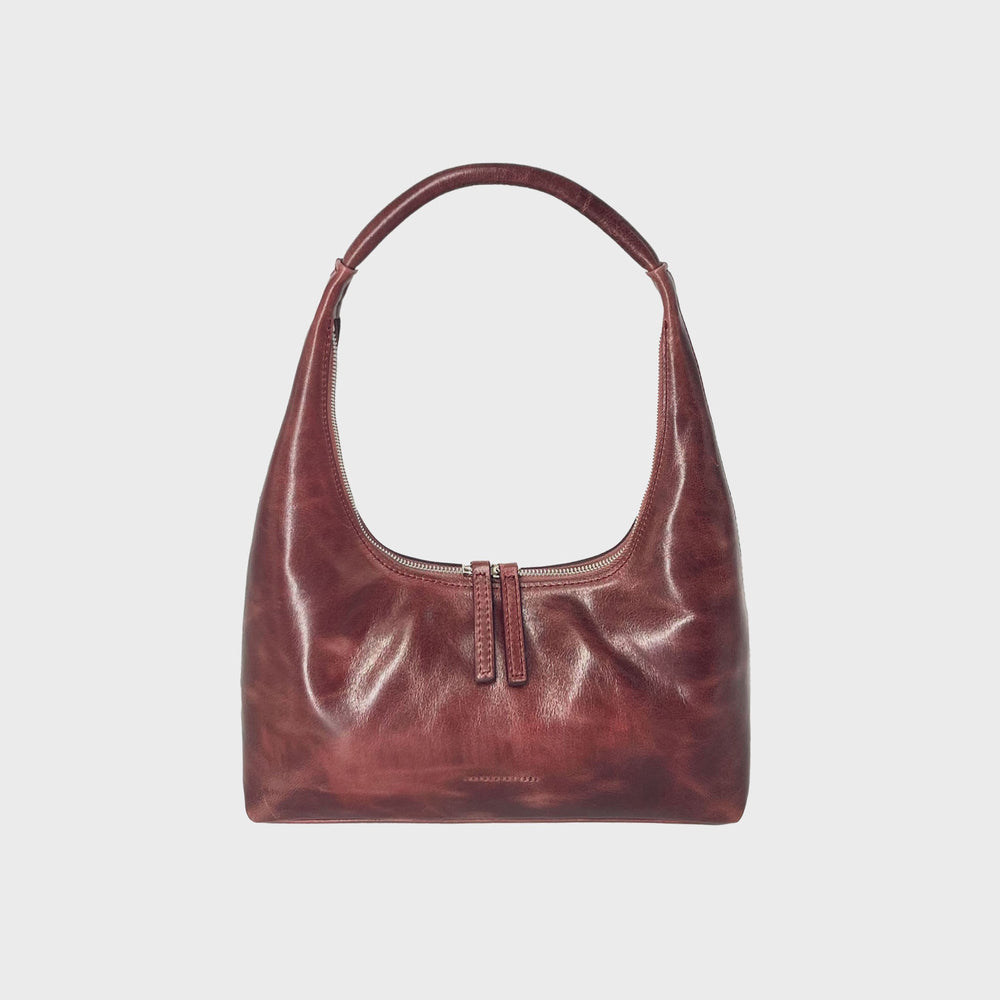 MARGESHERWOOD Hobo Shoulder Bag - Wine | Kith Wine