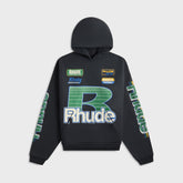 Rhude Roadway Racing Hoodie - Vintage Black | Kith Vintage Black