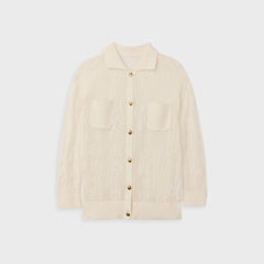 Asta Resort Delilah Crochet Shirt - Salt | Kith Salt