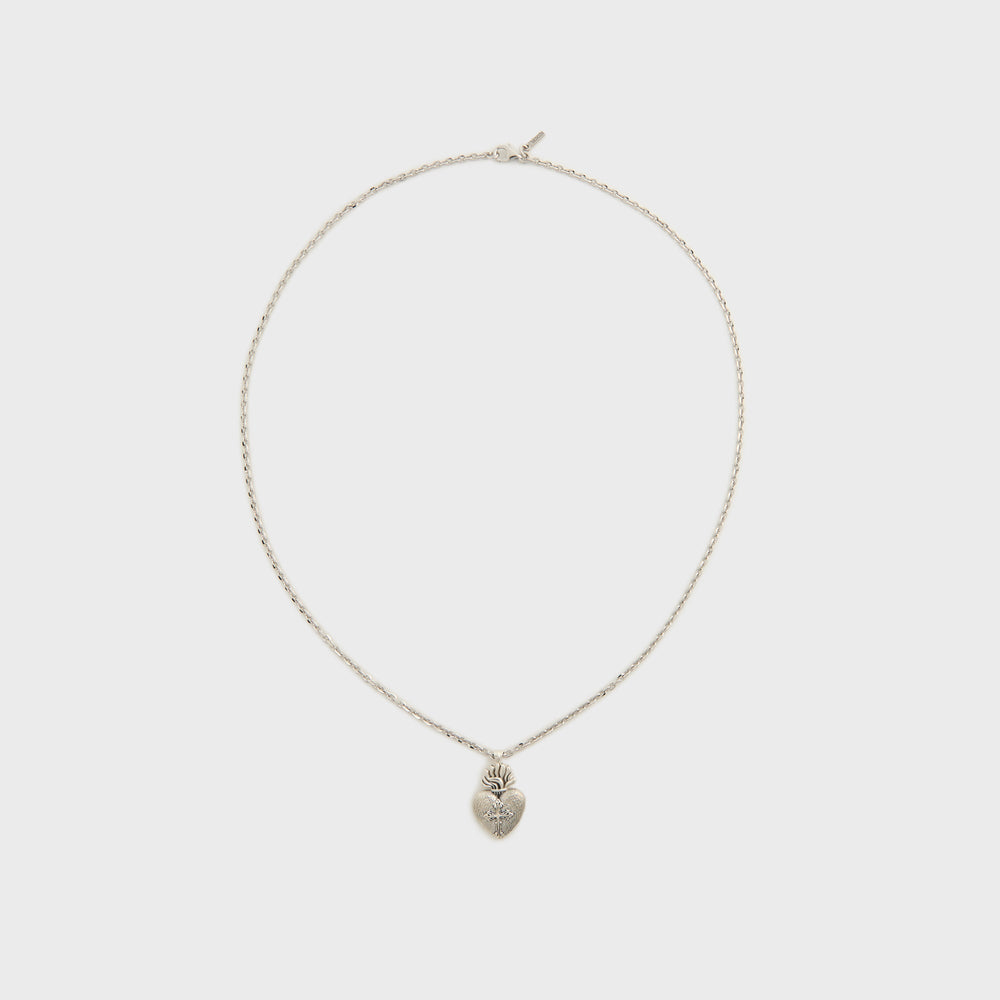 Emanuele Bicocchi Sacred Heart Necklace - Silver | Kith Silver