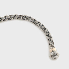 Emanuele Bicocchi Diamond-Cut Braided Bracelet Small - Silver | Kith Silver