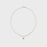 Emanuele Bicocchi Crest+Black Crystal Necklace - Silver | Kith Silver
