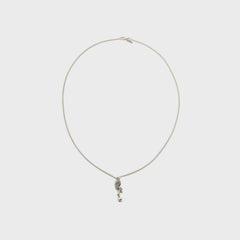 Emanuele Bicocchi Rose And Skull Pendant Necklace - Silver | Kith Silver