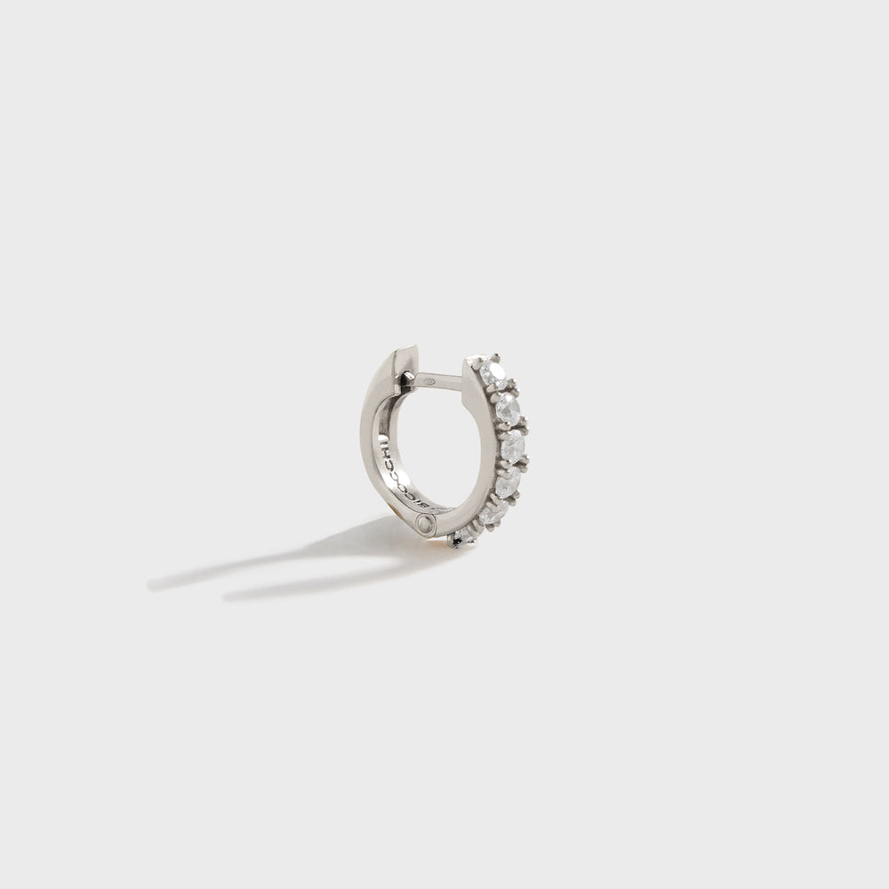 Emanuele Bicocchi Crystal Earring Single - Silver | Kith Silver