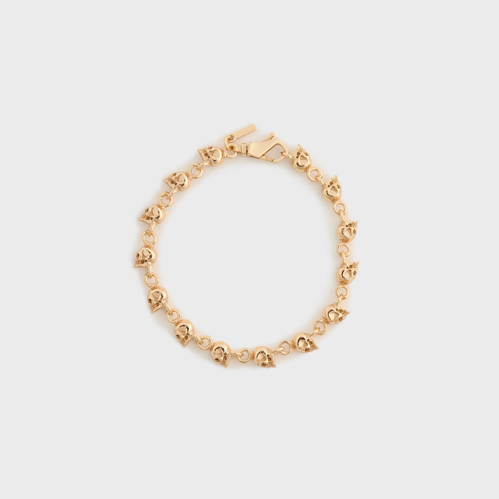 Emanuele Bicocchi Gold Multi-Skull Bracelet - Gold | Kith Gold