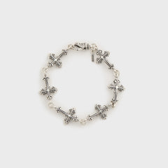 Emanuele Bicocchi Large Multi-Cross Bracelet - Silver | Kith Silver