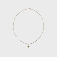 Emanuele Bicocchi Crest+Green Crystal Necklace - Gold | Kith Gold
