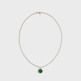 Emanuele Bicocchi Flourishing Malachite Amulet Necklace - Silver | Kith Silver