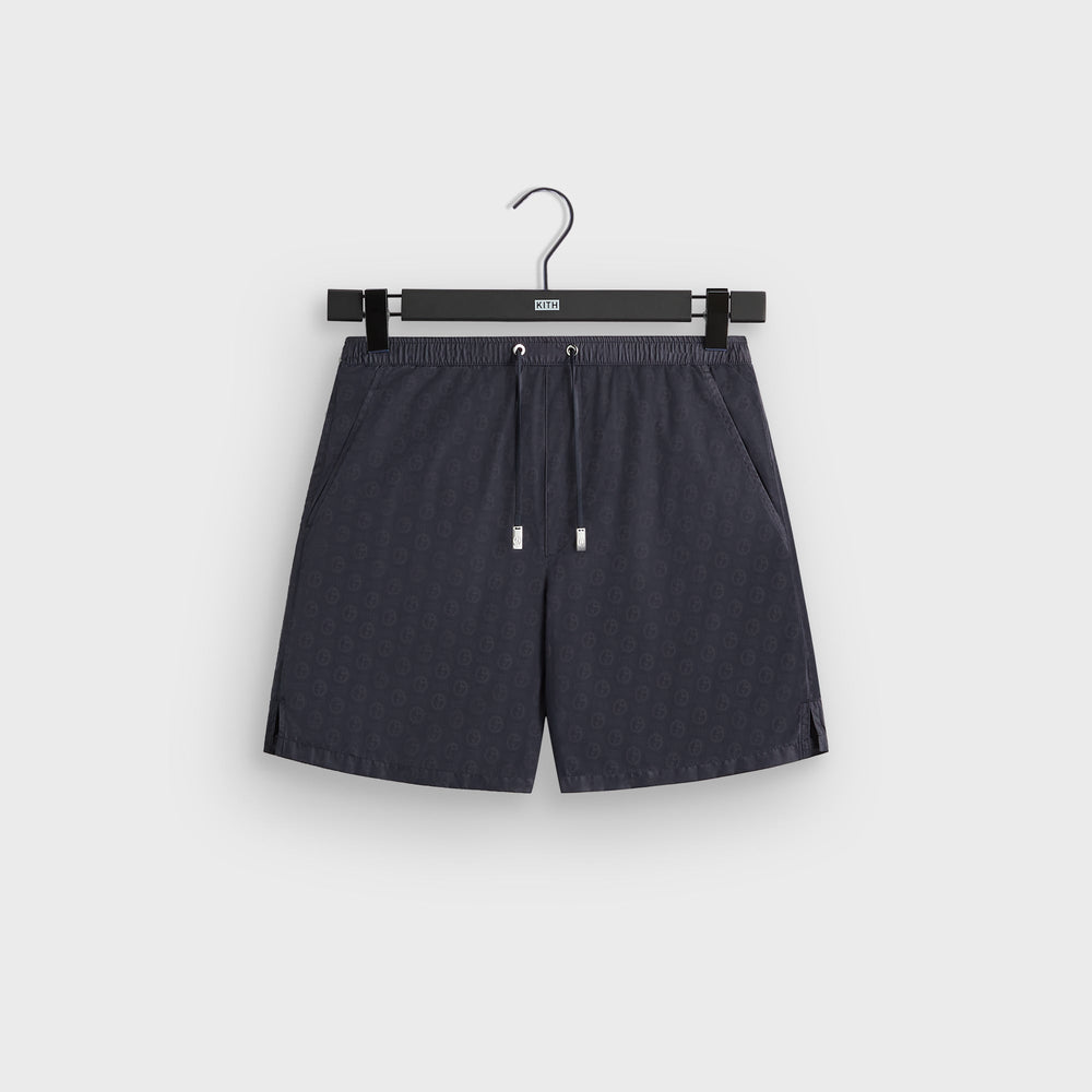 Giorgio Armani & Kith Jacquard Collins Swim Short - Ink | Kith Ink
