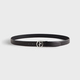 Giorgio Armani & Kith Reversible Leather Belt - Black | Kith Black