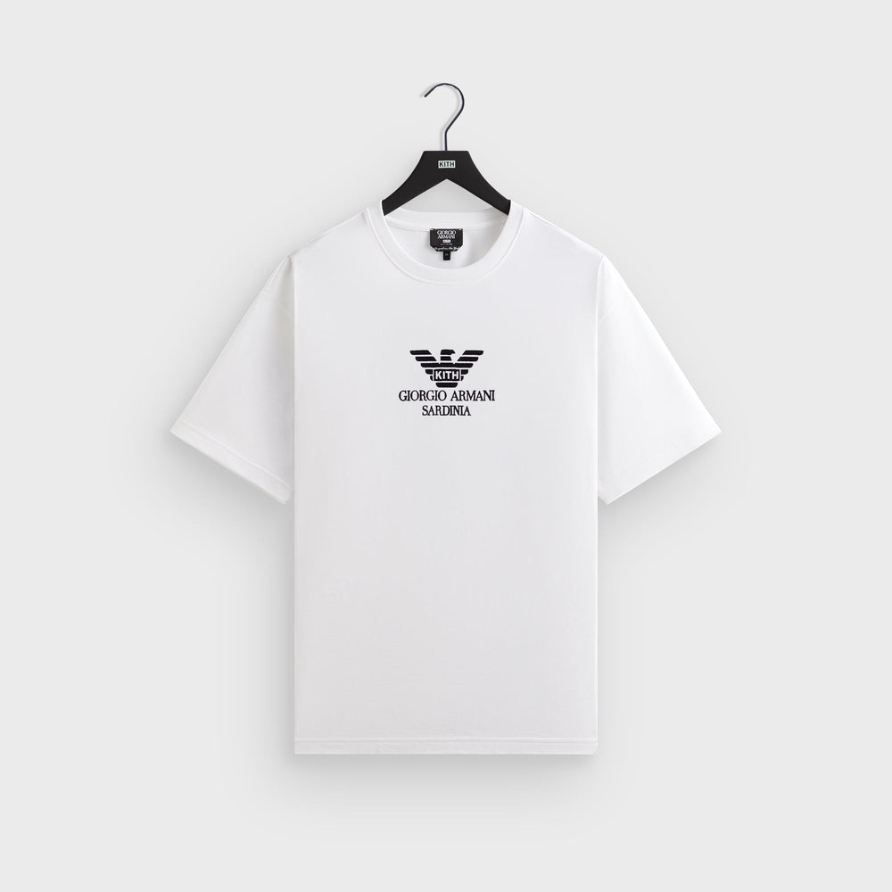 Giorgio Armani & Kith Sardinia Tee - White | Kith White