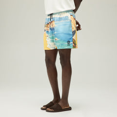 Giorgio Armani & Kith Malibu Collins Swim Short - Multi | Kith Multi
