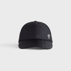 Giorgio Armani & Kith Midweight Jacquard Silk Classic Cap - Black | Kith Black