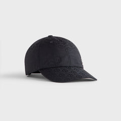Giorgio Armani & Kith Midweight Jacquard Silk Classic Cap - Black | Kith Black