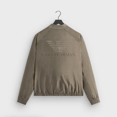 Giorgio Armani & Kith Silky Bomber Jacket - Gravel | Kith Gravel